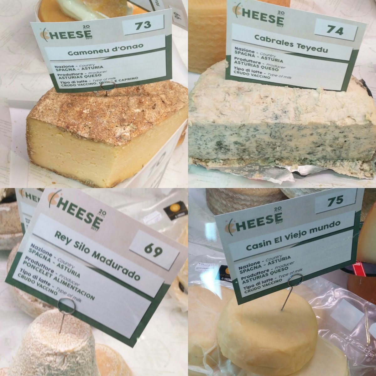 asturiasqueso's tweet photo. Resumen de #cheese17, aprendiendo/disfrutando/"slowando" 👍🤘🐮🐑 https://t.co/O3ytJoey3v