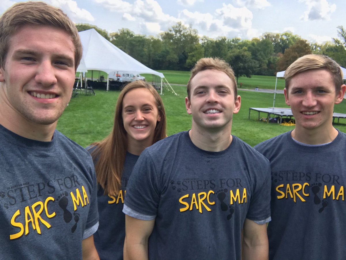 OhioStSwimDive's tweet image. Buckeyes paying it forward this Sunday with #stepsforsarcoma!

#gobucks #volunteering