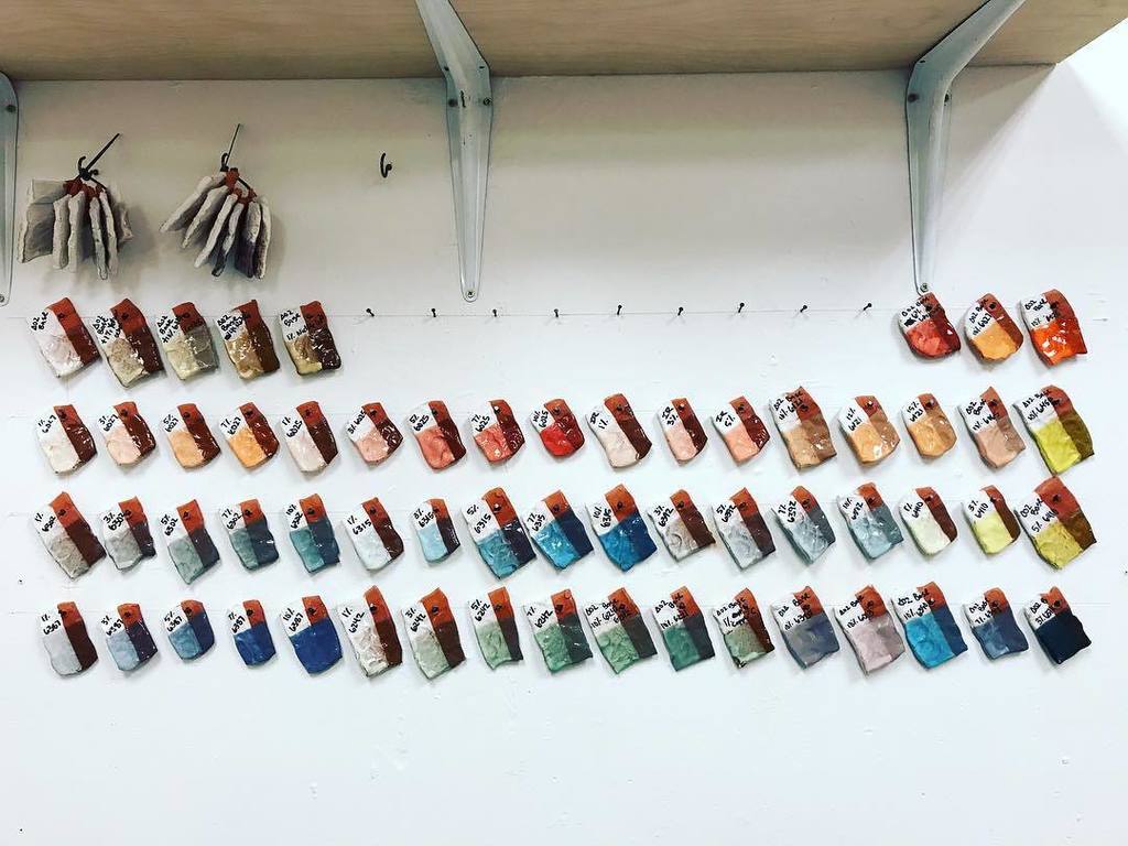 Caldwellceramic's tweet image. My color selection is looking a lot better but still missing a lot! #ceramics #umontana #colortesting #glazes #con… ift.tt/2h9x5fa