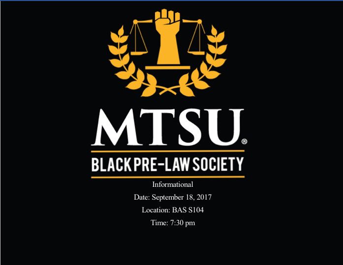 MTSUBPLS's tweet image. If you're interested in law and law school, join us at our informational Monday at 7:30!
