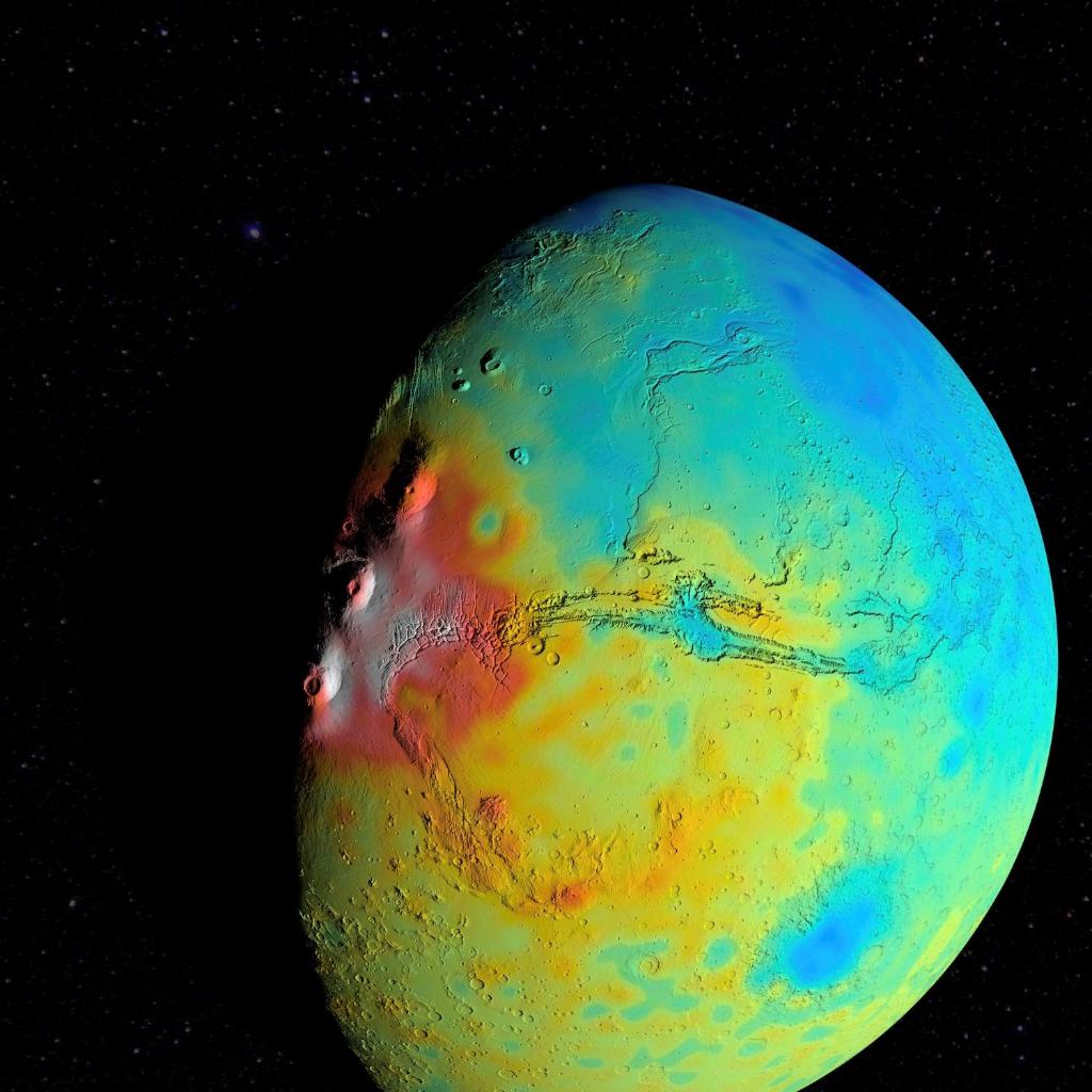 Nasa On Twitter New Data Shows Mars Crust Is Not As Dense