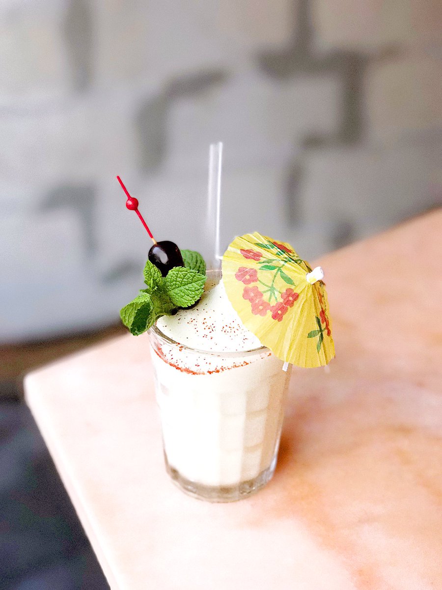 Having something like a Piña Colada <a href="/hero_paris/">Hero Paris</a> #imbibe