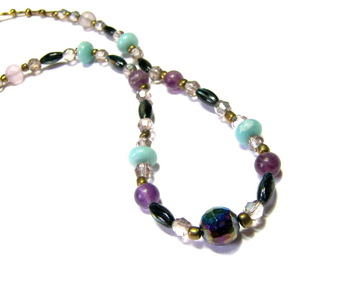 lunaessence's tweet image. Turquoise Amazonite Necklace Fluorite Necklace Beaded N… etsy.me/2rxwc4E #HandmadeJewelry #AmazoniteNecklace
