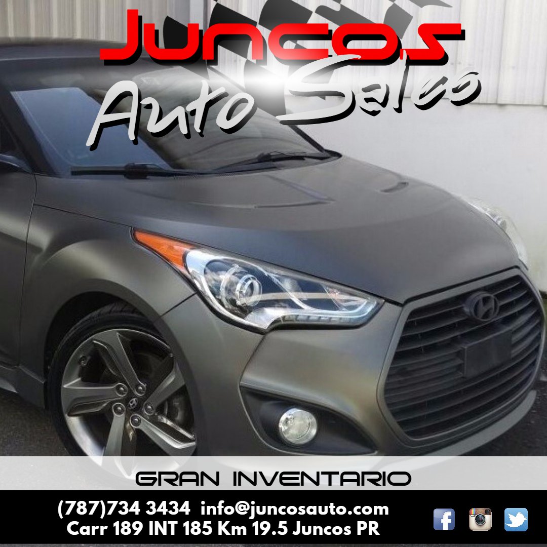 JuncosAuto's tweet image. Te ofrecemos Autos de Todas las Marcas, ven y conseguiras Hyundai Veloster para elegir #HyundaiVeloster #Juncosauto #AutosUsados #PuertoRico