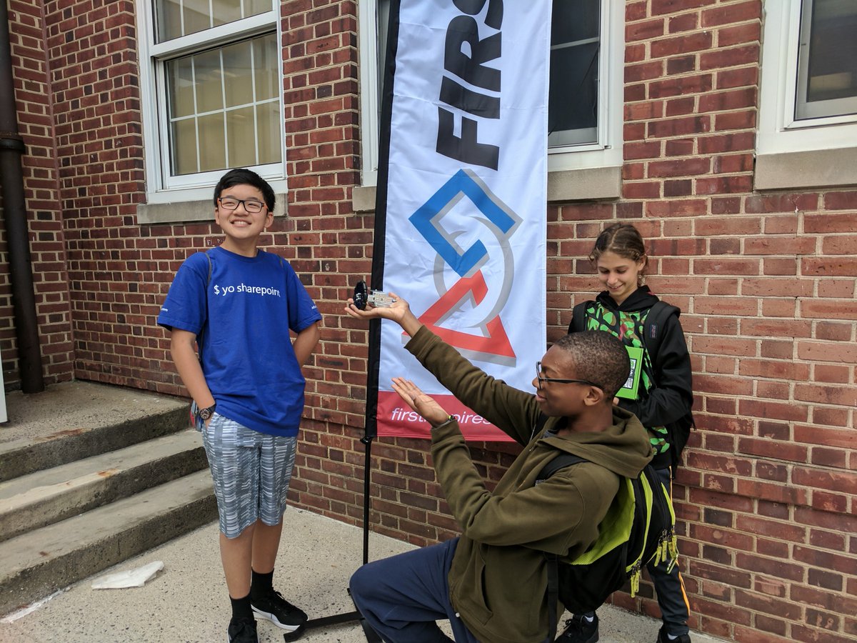 Thanks <a href="/Qualcomm/">Qualcomm</a> for the <a href="/ftcteams/">FIRST Tech Challenge</a> grant! Here are 3 of our team Roboken at kickoff. Looking forward to growing and learning! #sponsorthanks