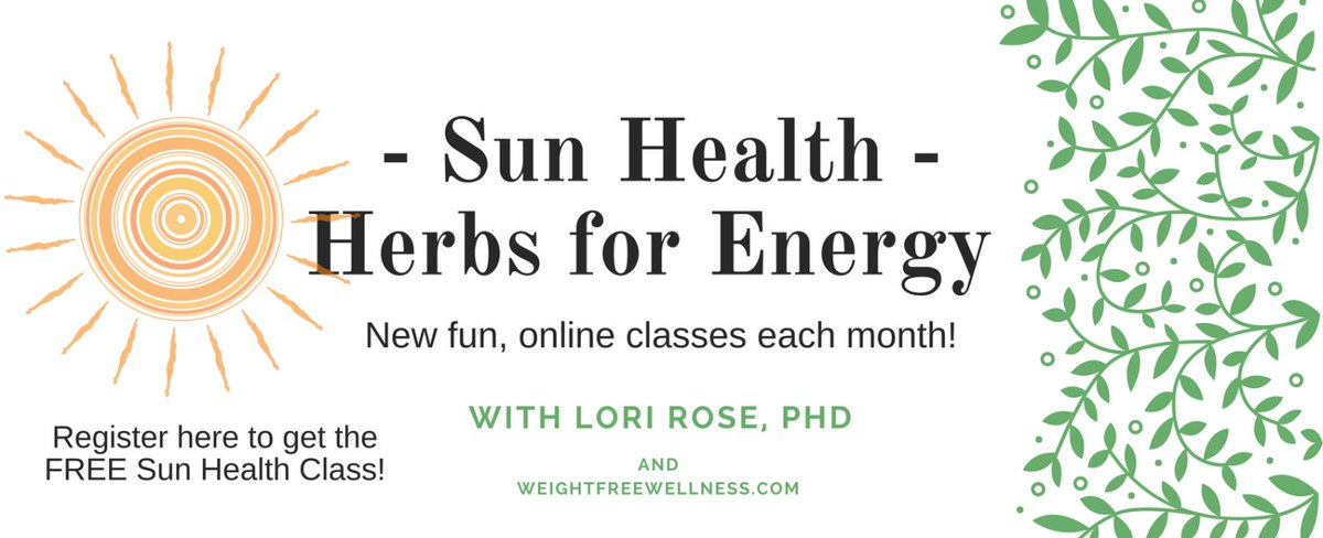 WeightFreeWell's tweet photo. When Rosalee says we have an "#herb deficit" I believe it. So many of our bodies, minds &amp; emotional bodies are... https://t.co/IvGWddJ5Gr https://t.co/h2j8sMr7gU