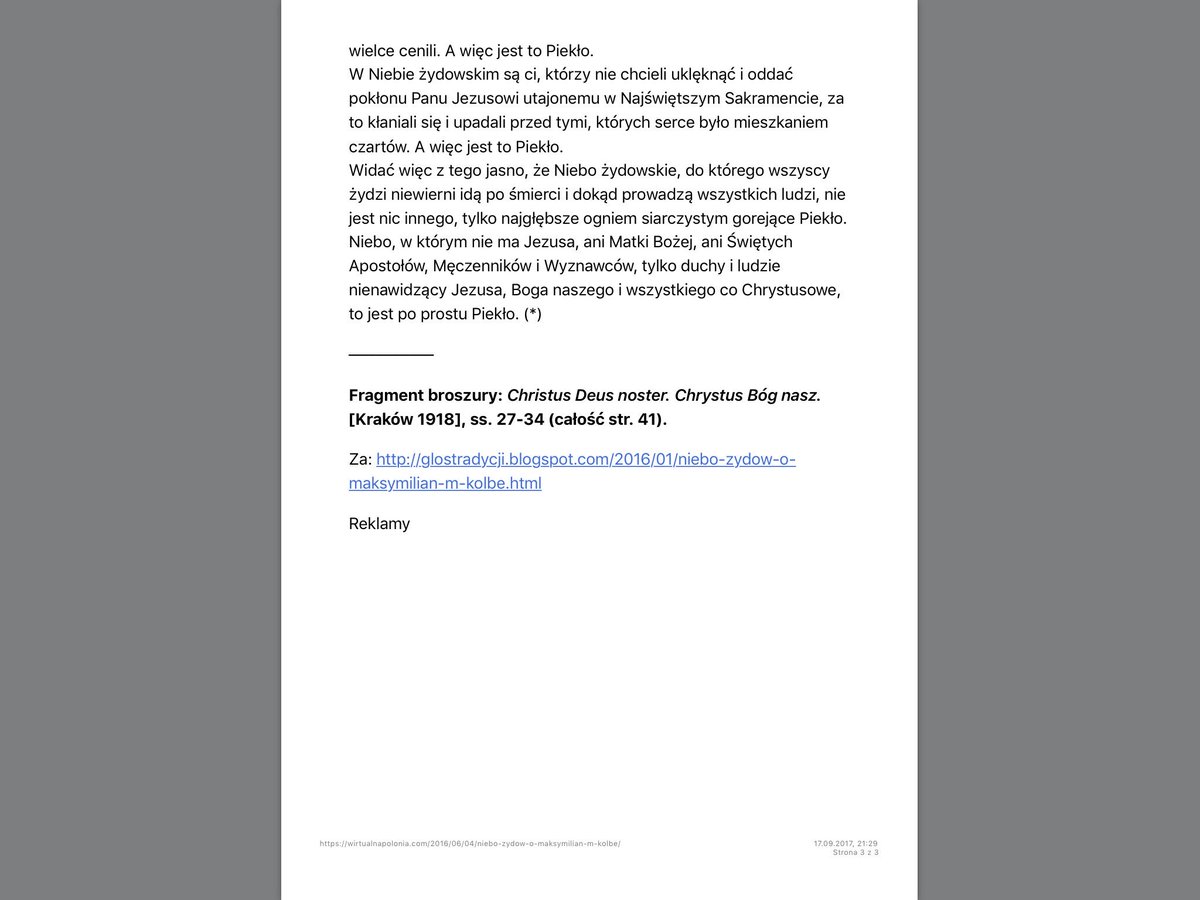 adi_lark's tweet image. Święty Maksymilian Maria Kolbe potrafił uderzać prawdą  prosto między oczy, bez owijania w bawełnę.