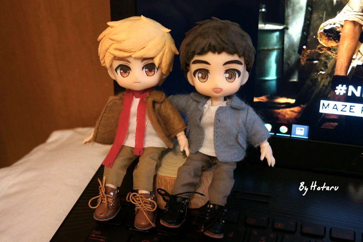 We've been shucked and gone to heaven! These Thomas + Newt handmade #MazeRunner dolls by <a href="/HotaruYing1125/">Hotaru螢✩Newtmas🏳️‍🌈</a> are simply incredible!