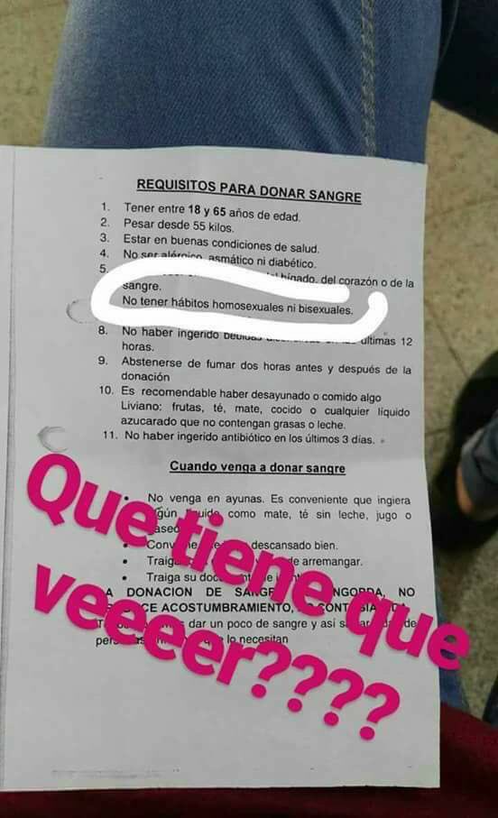claro porque si sos gay tu sangre es arco iris no roja y eso altera los genes viste