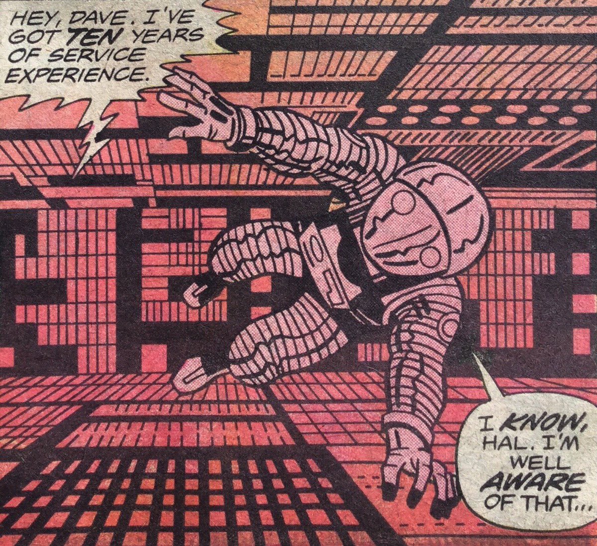 More Jack Kirby art from the 2001 A Space Odyssey Marvel Treasury Special 1...