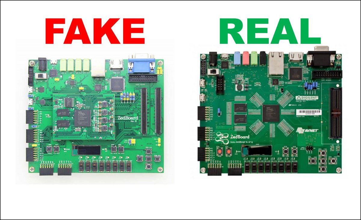 ElectronicsbyJH's tweet image. I wonder if @XilinxInc and @Avnet are aware of these fake ZedBoards on eBay? #CounterfeitElectronics #FakeHardware