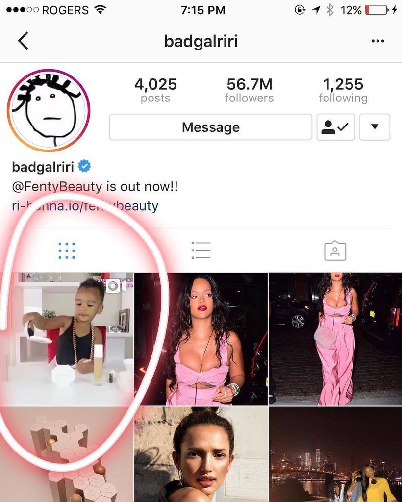 latoyaforever's tweet photo. Am I seeing things correctly? RI RIIII reposted Samia's Fenty Beauty Review ON HER INSTAGRAM!!!! MAMA WE MADE IT 😂… https://t.co/DIXfOdLIWN https://t.co/3EyLVnkfpj