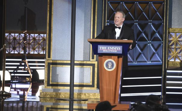 How desperate are the liberals at the Emmys? They bring in Sean Spicer