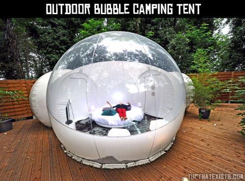Geniusldeas's tweet photo. Outdoor Bubble Camping Tent https://t.co/KJFfYIJP2p
