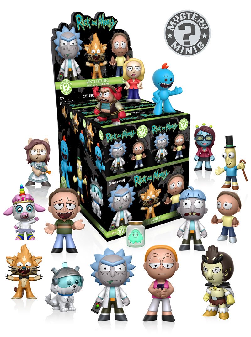 RT &amp; follow <a href="/OriginalFunko/">Funko</a> for a chance to win a FIVE #RickandMorty Mystery Minis!