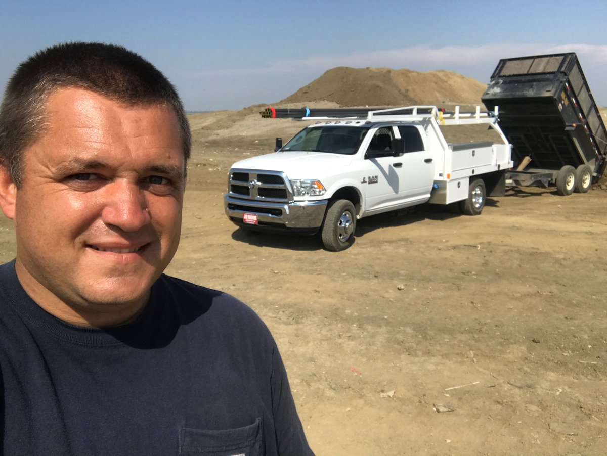 JimManningDCJR's tweet photo. Thank You to Munoz Concrete Services from Dixon on the purchase of a New Ram Cab &amp; Chassis with a Harbor Truck body from Jim Manning Ram! https://t.co/2eBulw2h5F