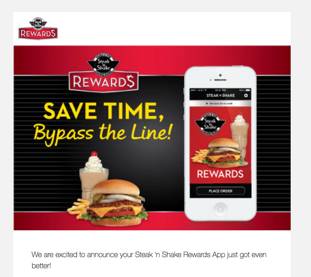 Check out the new order ahead feature in the <a href="/SteaknShake/">Steak 'n Shake</a> app. Thrilled to see the partnership between <a href="/TheLevelUp/">LevelUp Agency</a> &amp; <a href="/TillsterInc/">Tillster, Inc.</a> go live!