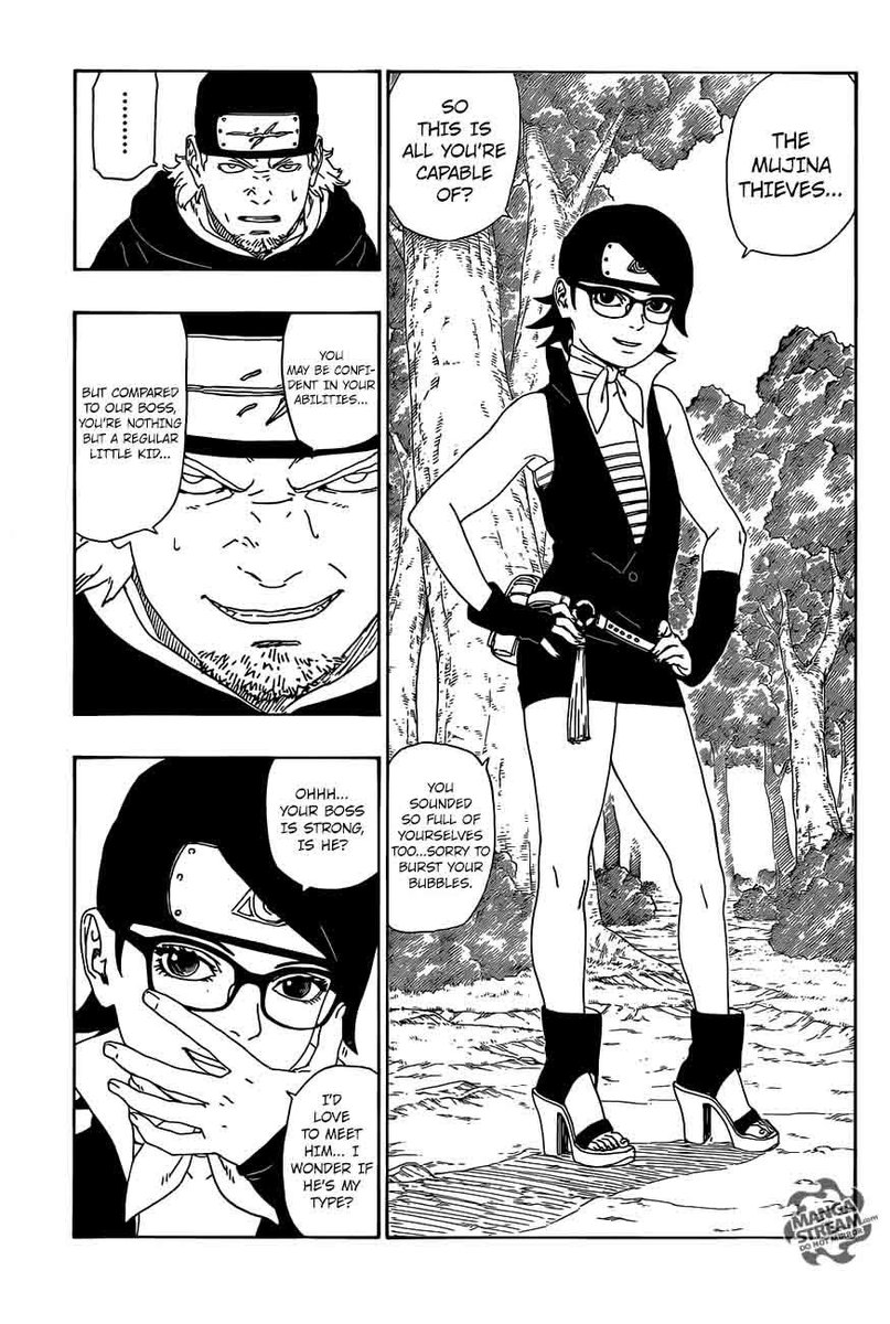 So I tried reading Boruto the manga and....What the hell?? Sarada is like 12 year old, this is super disgusting 
