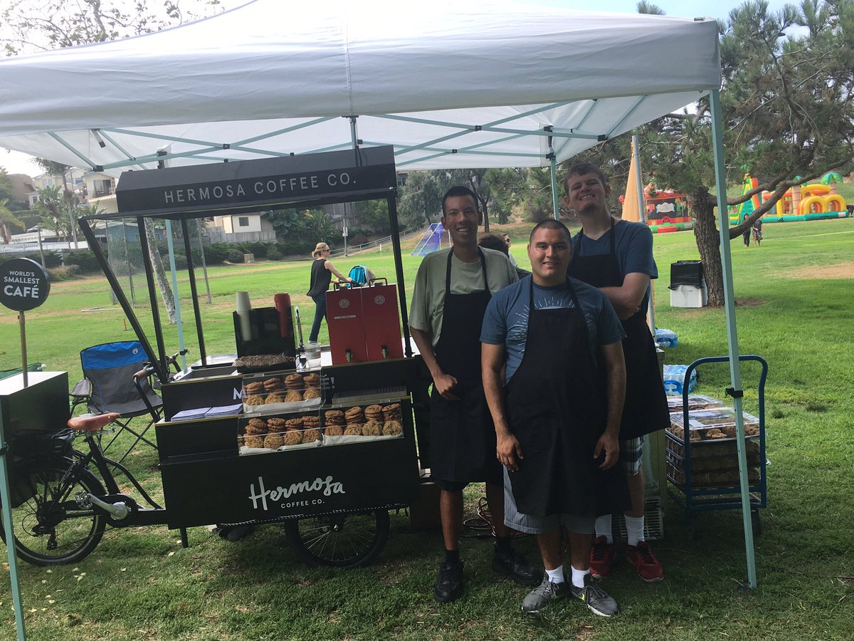 Our brand new Hermosa Coffee Co. #coffee cart! #HermosaBeach  #ColdBrew
