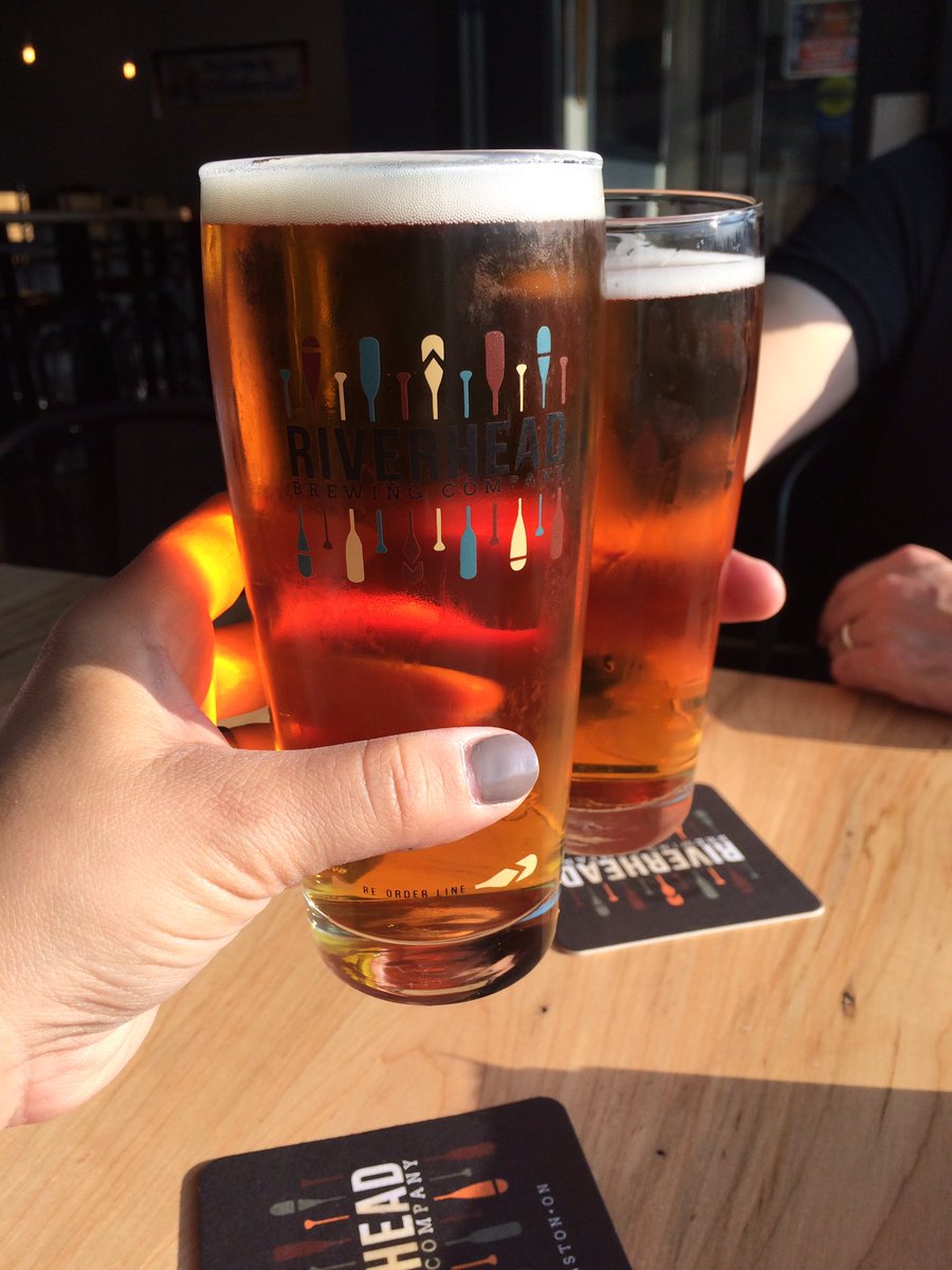 Prōst!!! 
Oktoberfest Lager is on tap at Riverhead Brewing Co for a limited time. Arguably their best yet, get while it's here! #ygkBEER