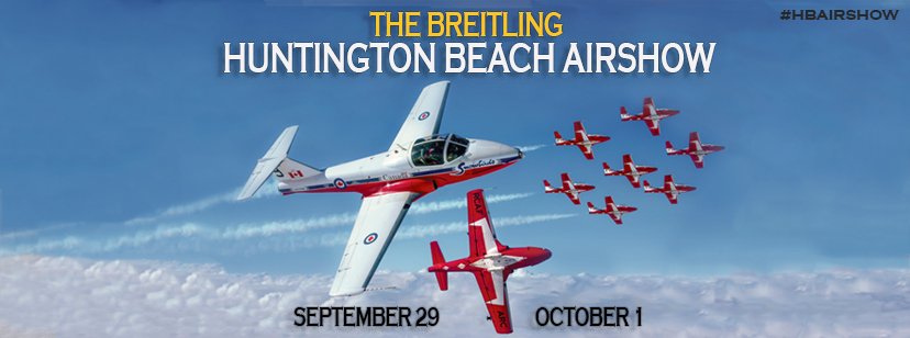 Can't wait to see the <a href="/CFSnowbirds/">CF Snowbirds</a> perform over the skies in <a href="/HBCityBeach/">Huntington Beach</a> in just a few short days!  #SundayFunday #hbairshow #avgeek