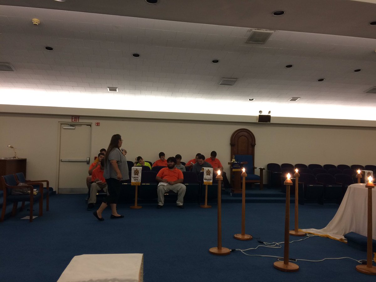 DeMolayWM's tweet image. Mom Smith is helping us with an Education Day program