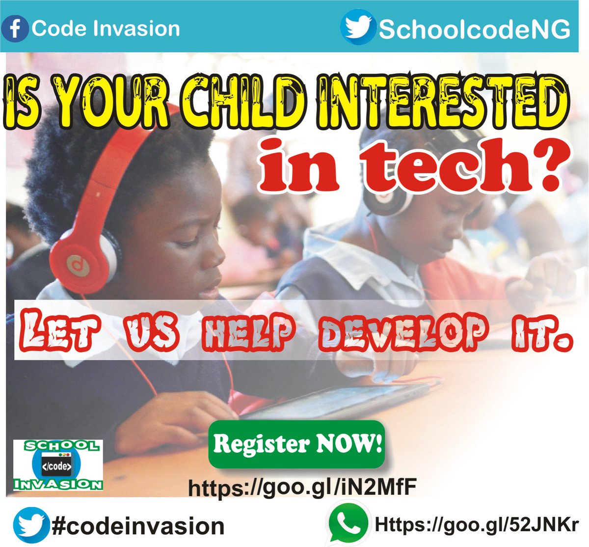 schoolcodeNG's tweet image. grooming tech skills from young #codeinvasion @_PhoenixKids @UnlockingWAT @ITEdgeNewsNG @mjamme @TechHerNG @Pearls_Africa @GirlsCodingNG