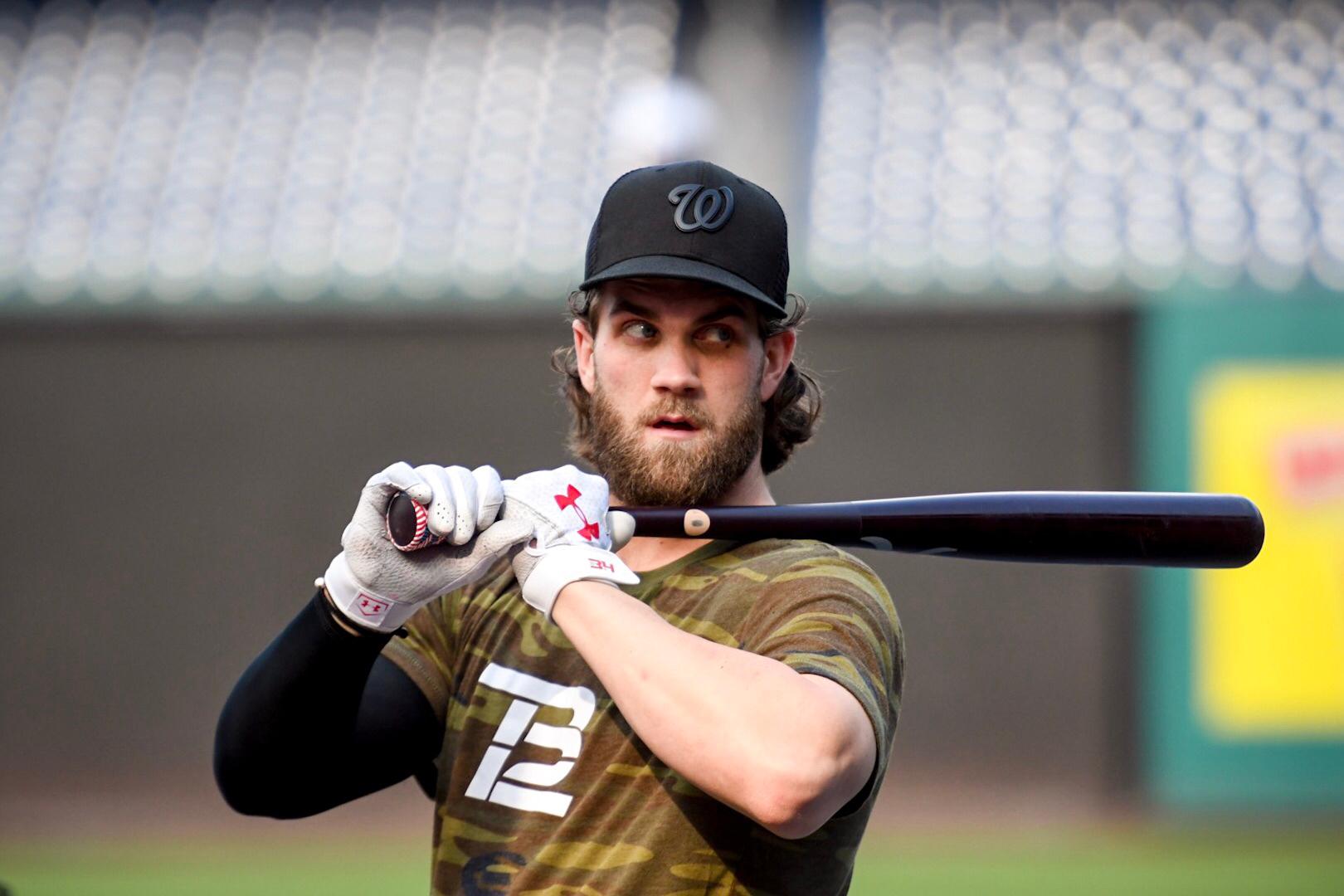 MLB on X: Nats star Bryce Harper hopes to be ready for NLDS after
