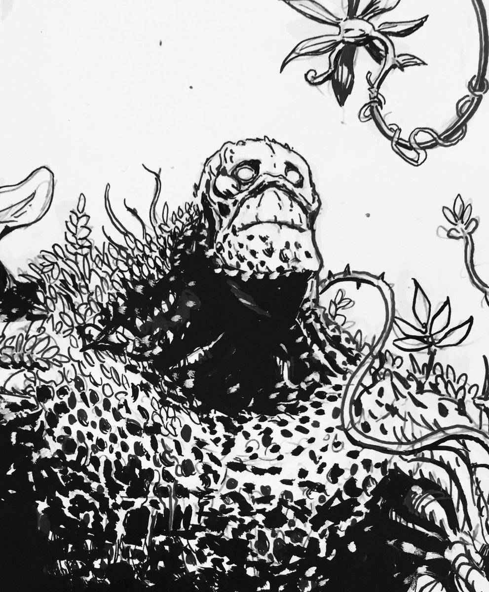 NickPitarra's tweet photo. Swamp Thing single character commission from @MemphisComicExp ... https://t.co/YtPyvvWONj