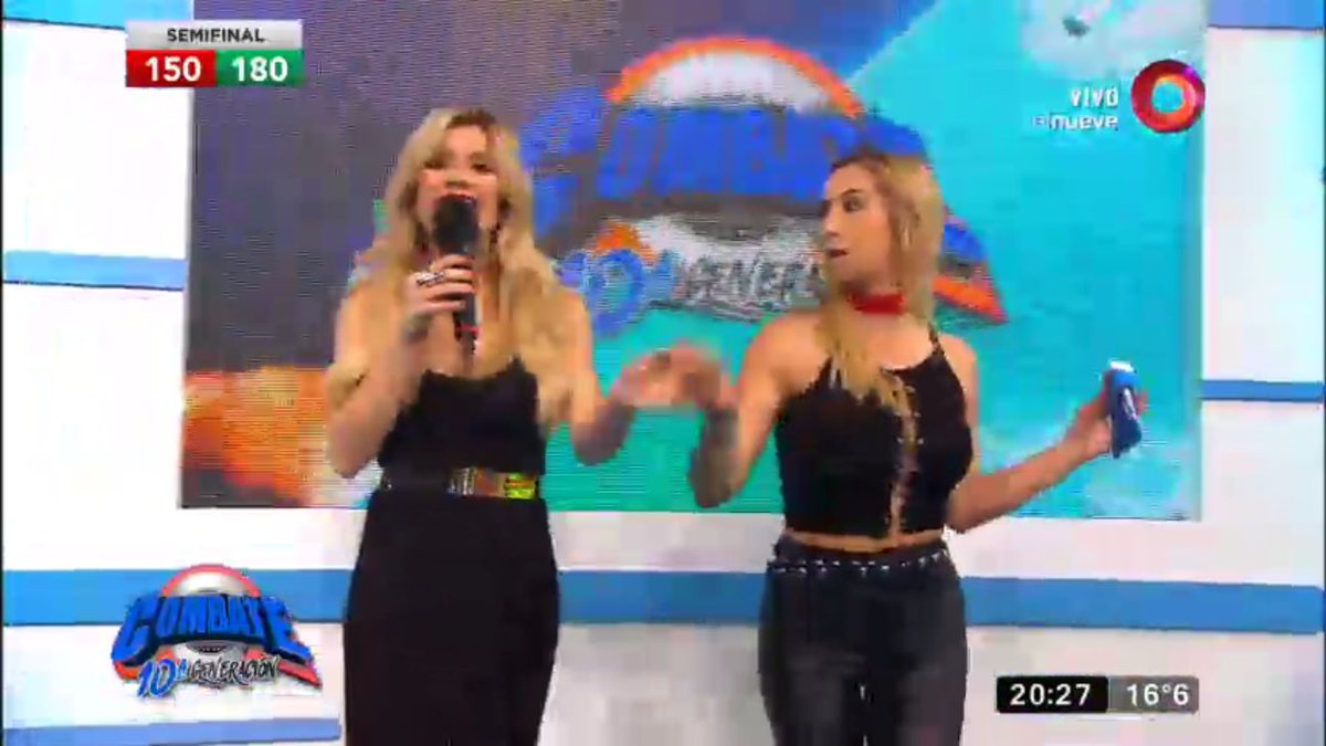 dancelaurita's tweet image. Las rubias🖤🙌🏼 @laufer4 @estefiberardi en #CombatePregunta