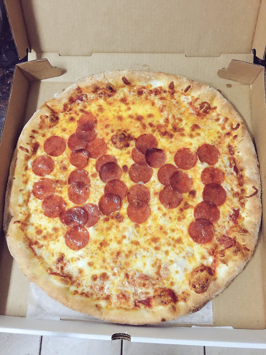 Not only are we grateful, but truly impressed at the creativity in this delicious gift. Thank you! 🍕👅 @PhiMuRutgers