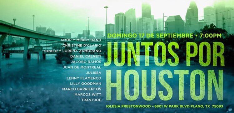 En minutos estaremos transmitiendo via Facebook Live el concierto #JuntosPorHouston aquí: [facebook.com/enlacetv] ¡Conéctate!