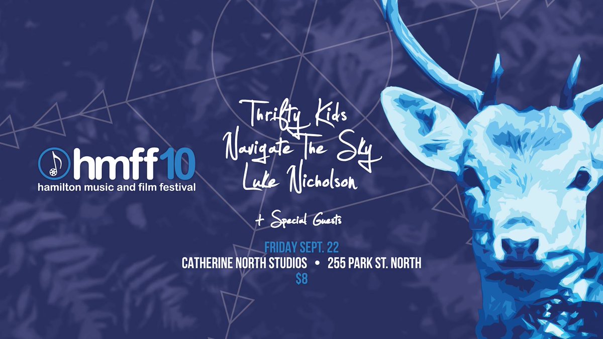 blueshamilton's tweet image. Fri Sept 22, Music &amp;amp; FilmFest @ @catherinenorth Studios #hblposters #HamOntMusic #HamOnt #OntFestivals @HMFFEST hmff.com