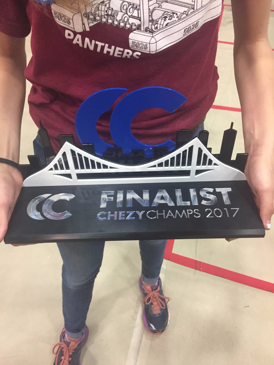 Our first trophy for our empty FRC trophy case!  Thanks <a href="/chezychamps/">Chezy Champs</a>