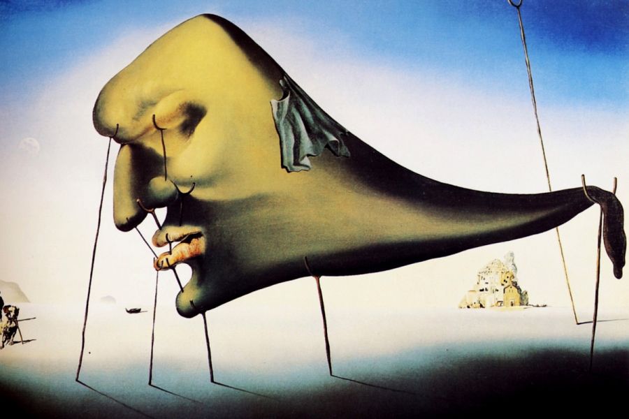 Дай художественный. Salvador Dali картины. Сюрреализм Сальвадора дали. Картина сон Сальвадора дали. Испанский художник сюрреалист Сальвадор дали.