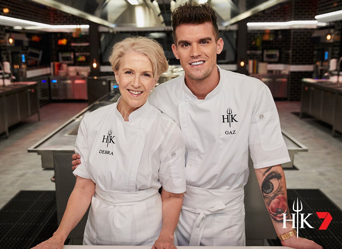 What an ending to an amazing journey for Deb &amp; <a href="/GazGShore/">GAZ</a>! Splitting the prize money for both their charities! 😍📸 #HellsKitchenOn7