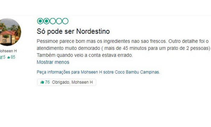 'Para tratar isso, só com cultura', diz sócio de restaurante que respondeu preconceito com poema. glo.bo/2vK9yYC