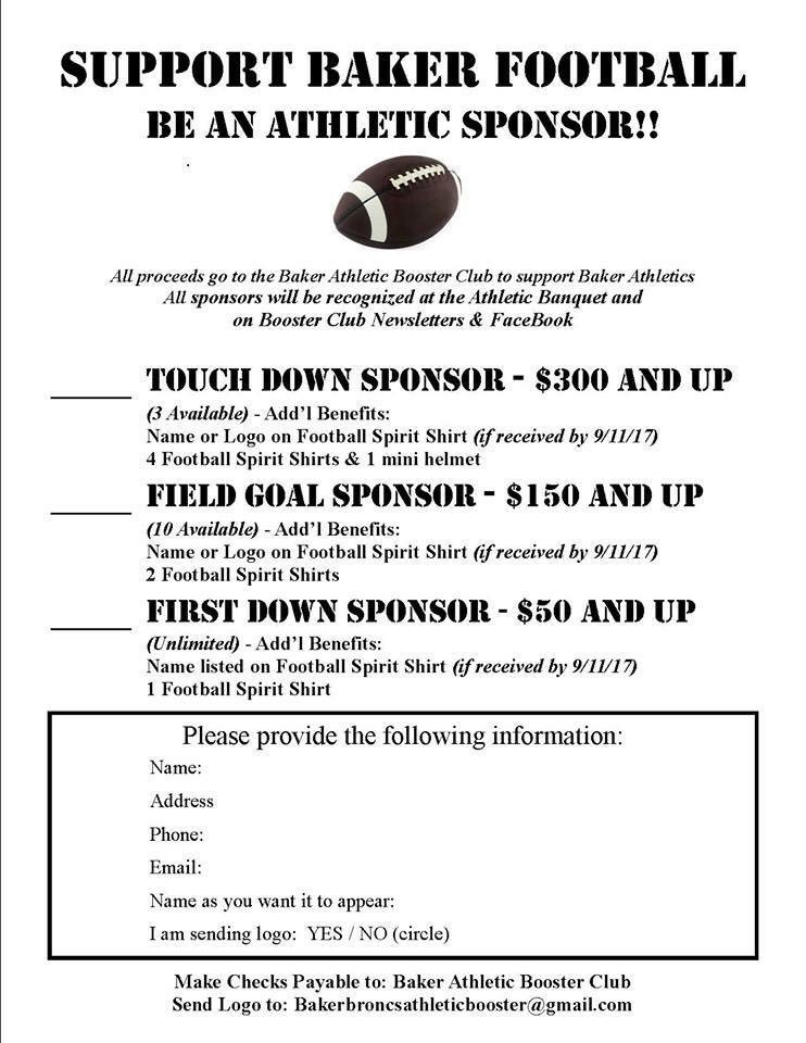 s_swanson05's tweet photo. Looking for a few families or businesses to sponsor our football, basketball, &amp; cross country teams. Thank you for your support in advance! https://t.co/iBzl36USa9