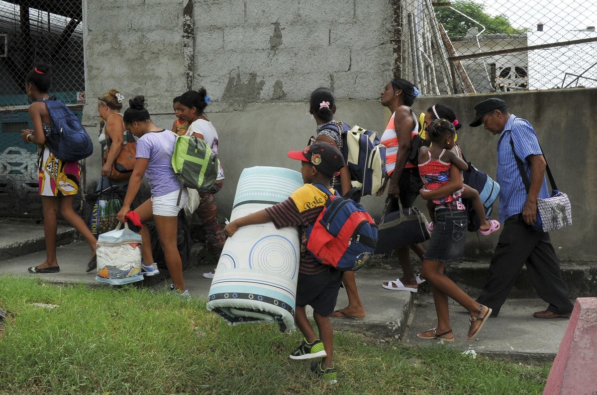 In Cuba those who have vulnerable homes are protected.