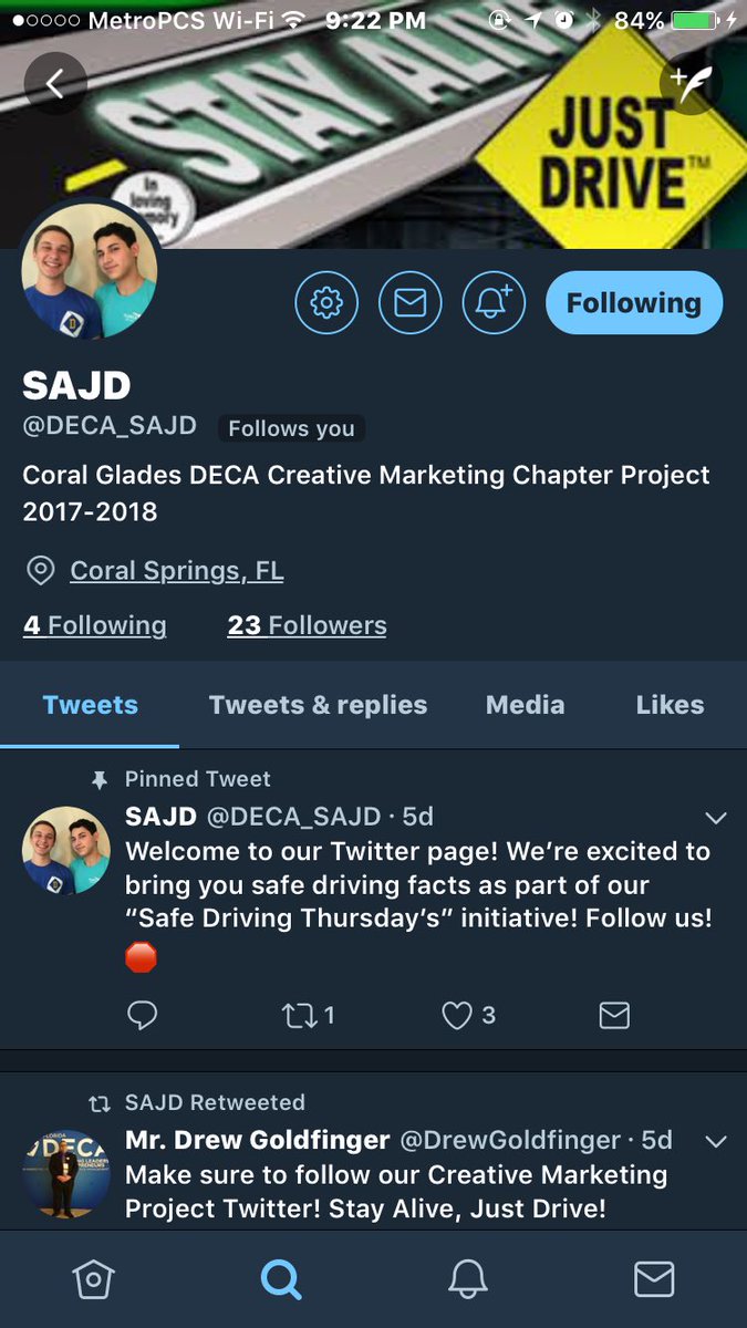 ‼️Make sure to follow our Creative Marketing Project Twitter‼️Stay Alive, Just Drive!🚗🔷