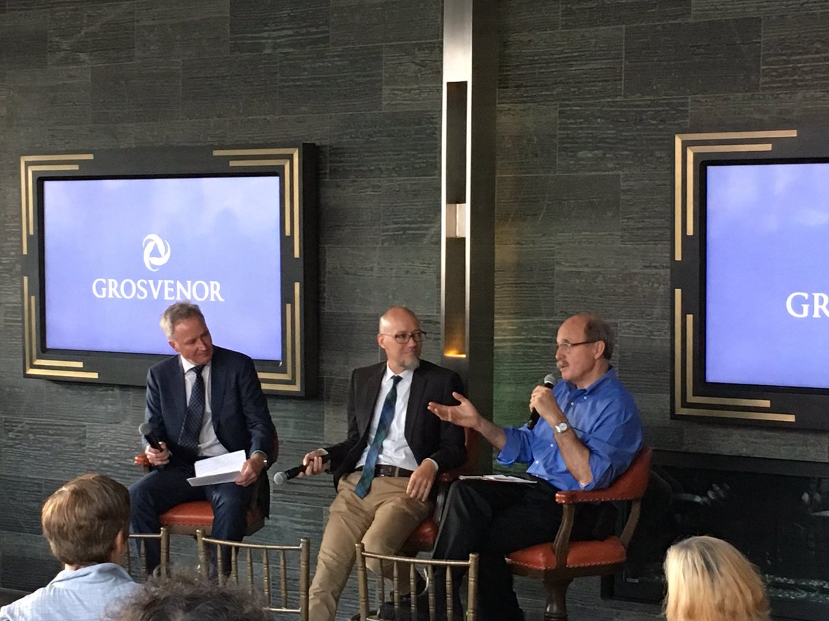 Grosvenor Americas CEO Andrew Bibby, <a href="/psaffo/">Paul Saffo</a>, &amp; <a href="/SPUR_Urbanist/">SPUR</a>’s <a href="/gmetcalf/">Gabriel Metcalf</a> discuss the importance of establishing #BayArea as a mega region.