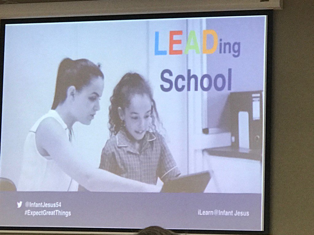 DrTimMcDonald1's tweet photo. Listening Principal Paul Hille talking about LEADing Infant Jesus to be a LEADing school &amp; the transformation journey https://t.co/8SyiqSvNoe