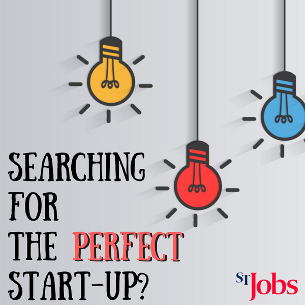 Ever wish to land a job in a start-up company?
Check out various positions in STJob “Startup Jobs” section via stjobs.sg/startup-jobs