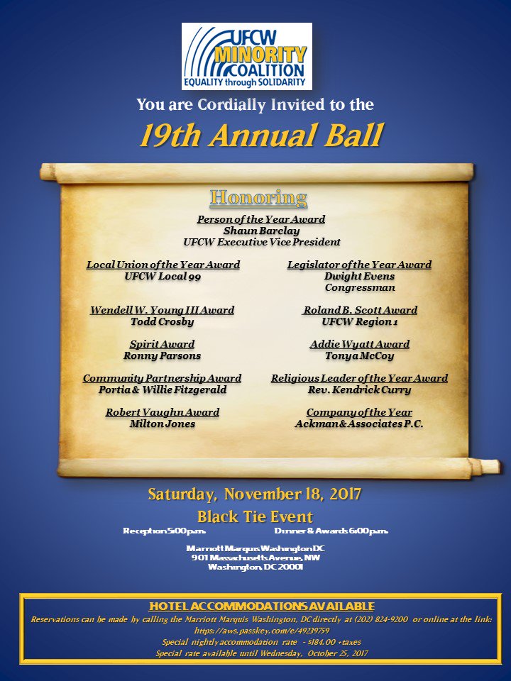 ufcwmc's tweet photo. Our 2017 Honoree List https://t.co/diZtcd2XeX