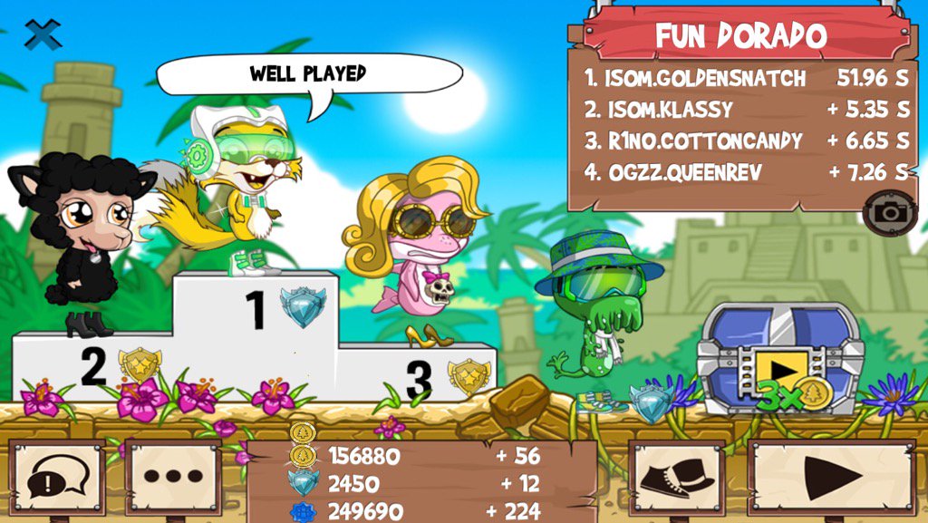 SolSistah_'s tweet photo. 1-1 Gg! Get on my level, son! #funrun2 #klassy #Cottoncandy #QueenRev https://t.co/sTpso5Bebw