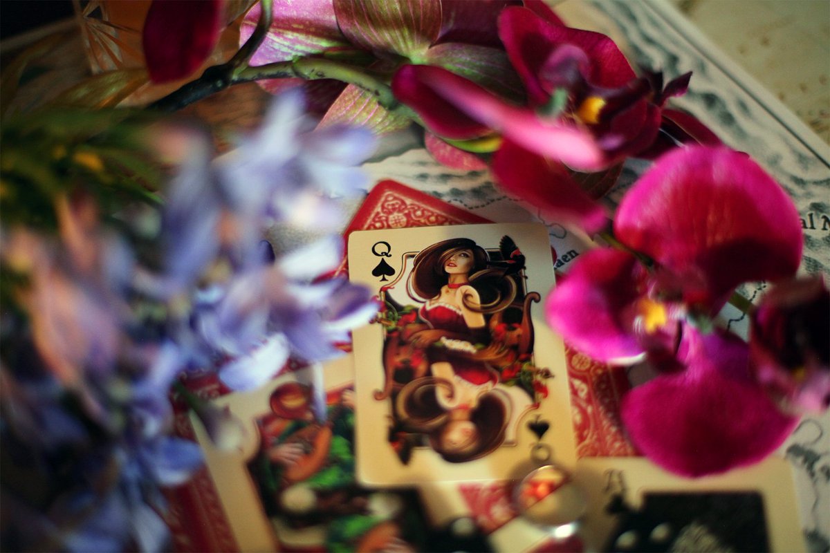 K1LLC0M's tweet photo. "You are sweet wine in my mouth, a song in my throat and laughter in my heart" #NOTWArtDeck https://t.co/ua5EUnXC3l https://t.co/SgN1VQ6ZCV