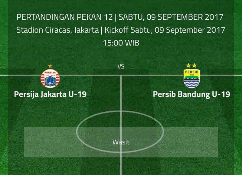 JKTACAB's tweet photo. Don't forget! Support young tiger Persija U19 vs Persib U19 sabtu 9 september 2017 in Std Ciracas, Jakarta https://t.co/Hq0MlGI3YW