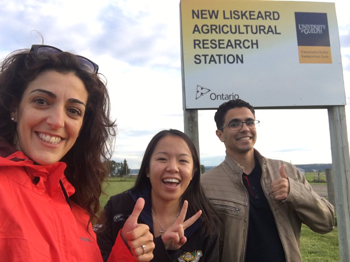 angela_canovas's tweet photo. Here we are! #NewLiskeardBeefResearchStation #OntarioBeef #CowCalfRoadshow #CanovasLab @Pablo_bio @stephlam02 https://t.co/wWNLaxNi2A
