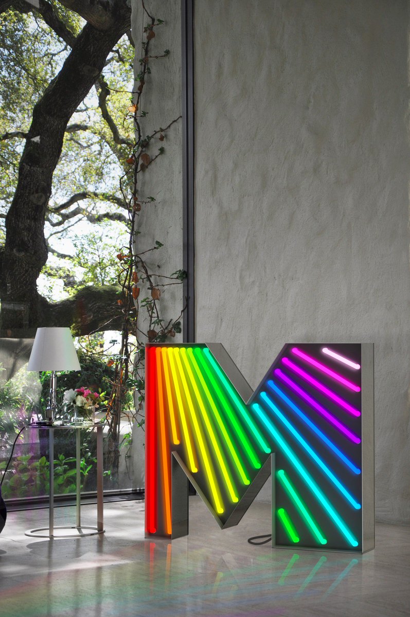 Big and bold, its a stunning design with a rainbow neon effect.

ow.ly/qzCc30eTsUV

#letterM #DelightFULL #lightingdesign #decor