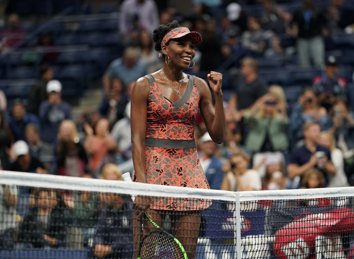 WTA's tweet photo. .@VenusesWilliams defeats Kvitova 6-3, 3-6, 7-6(2)!

Sets #USOpen Semifinal showdown vs @SloaneStephens--> https://t.co/kBsuirQ1t3 https://t.co/bCh0saqgHD
